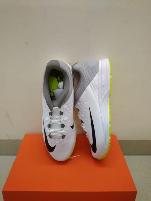 Multicolored Rubbers Cricket Shoes 